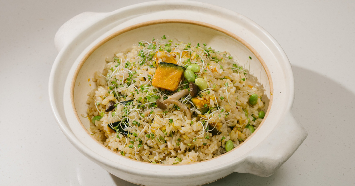 三日苗南瓜拌飯