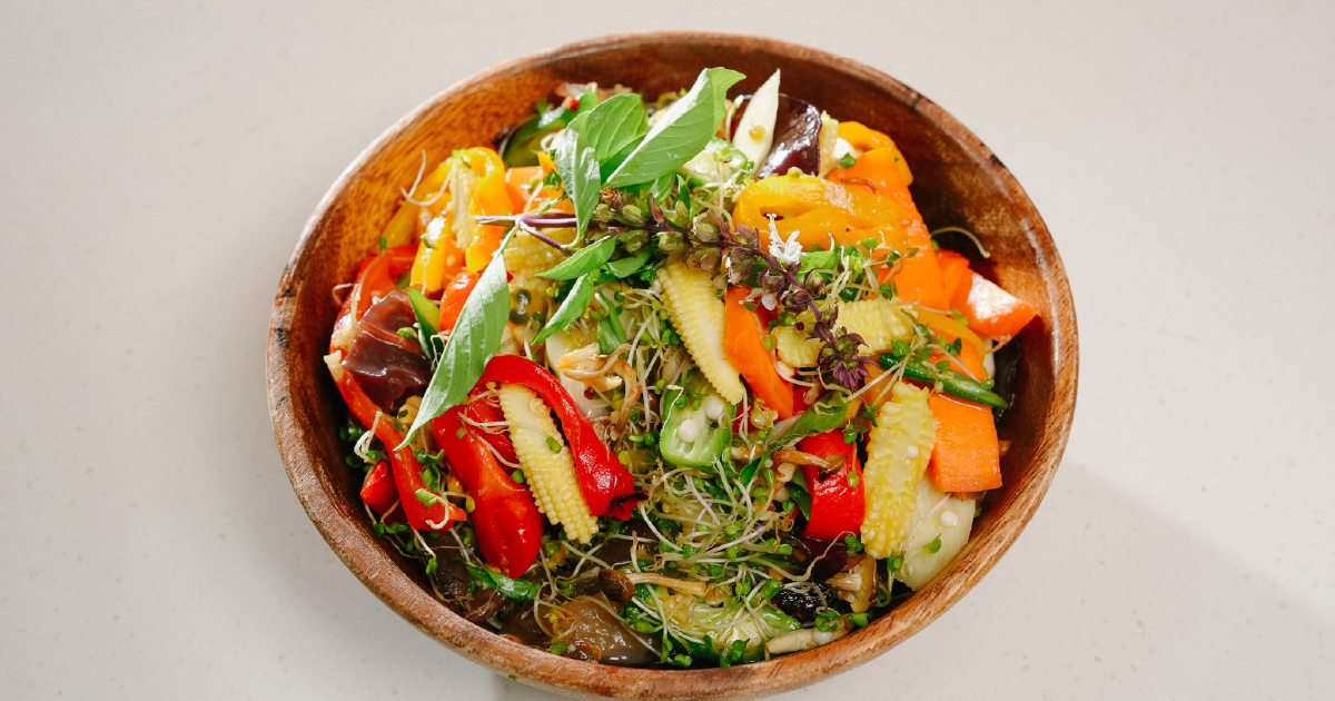 三日苗水果溫沙拉