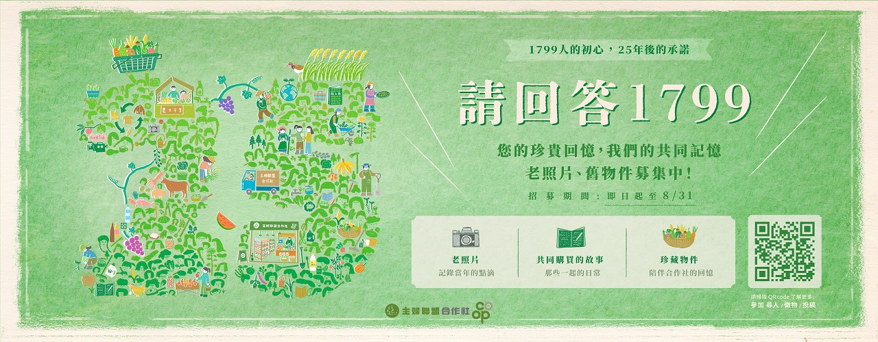 請回答1799~尋找創社1,799位社員
